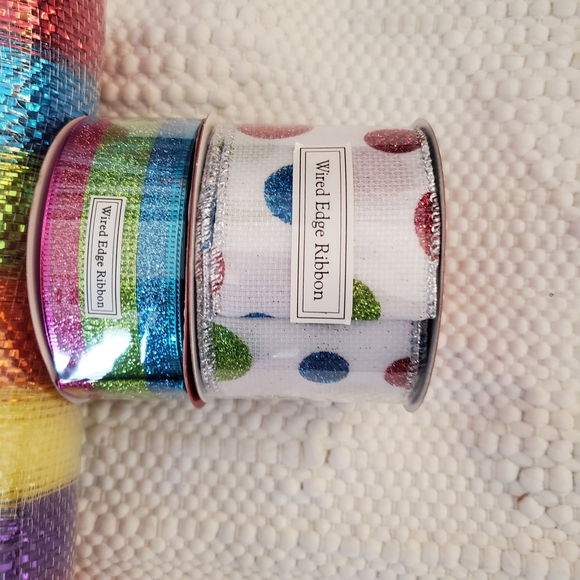 Colorful Mesh Ribbon Set - Picture 3 of 4